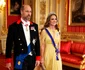 Prințesa Kate în rochie galbenă și cu tiara Queen Mary's Lover's Knot, GettyImages 