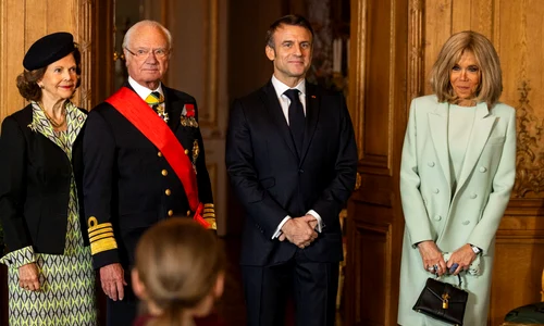 Brigitte Macron și Emmanuel Macron în Suedia GettyImages 1964711895 jpg