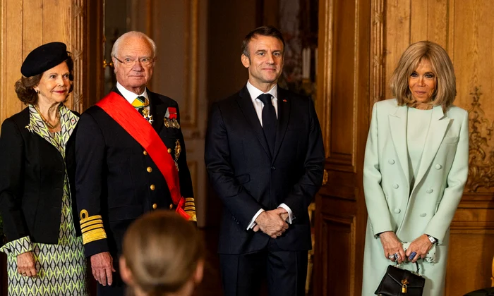 Brigitte Macron și Emmanuel Macron în Suedia GettyImages 1964711895 jpg