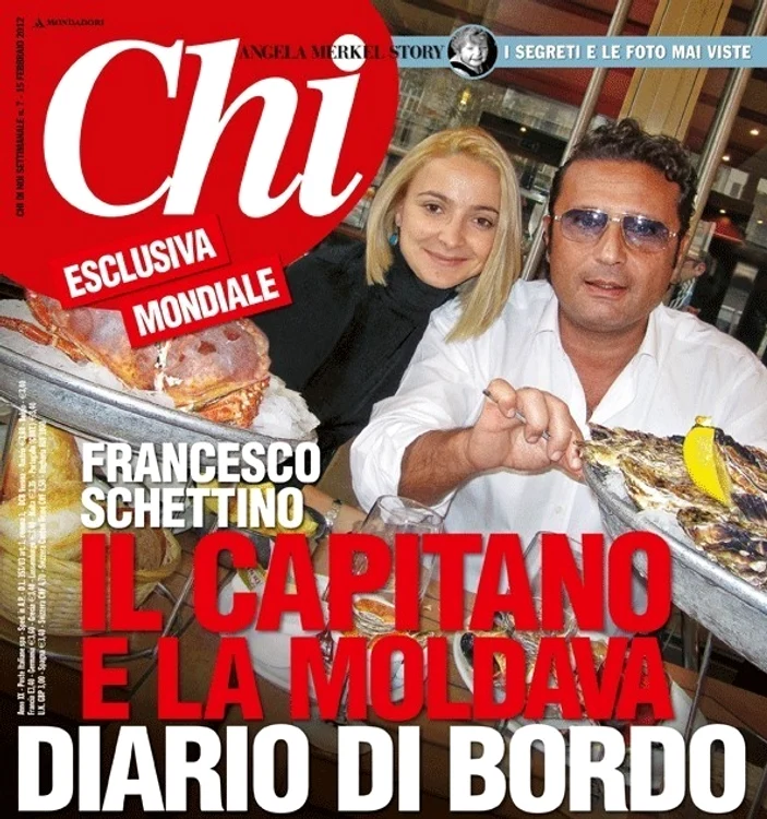 
    Căpitanul și moldoveanca, pe coperta unei reviste italiene  