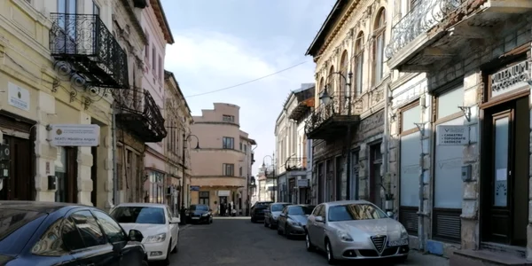slatina centrul vechi piatra cubică