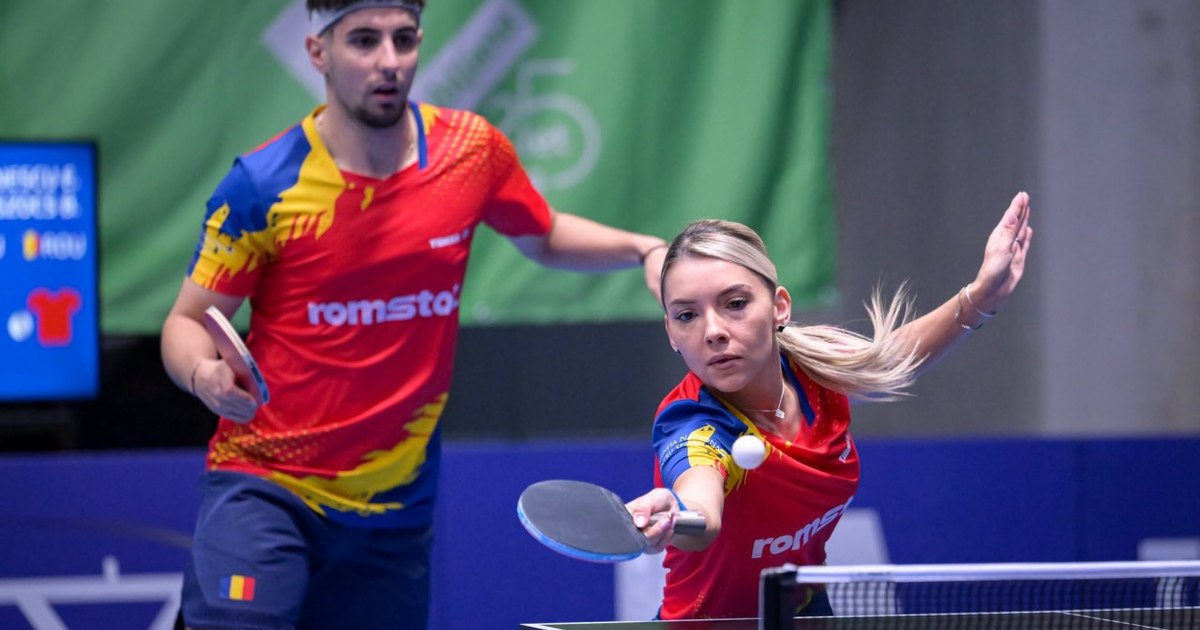 Imagine asociată subiectului: Bernadette Szocs și Eduard Ionescu, medalie asigurată la Europenele de tenis de masă