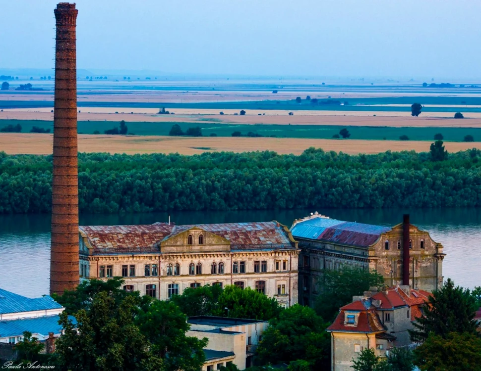Moara cu abur de pe malul Dunării FOTO:  Foto Paula Antonescu