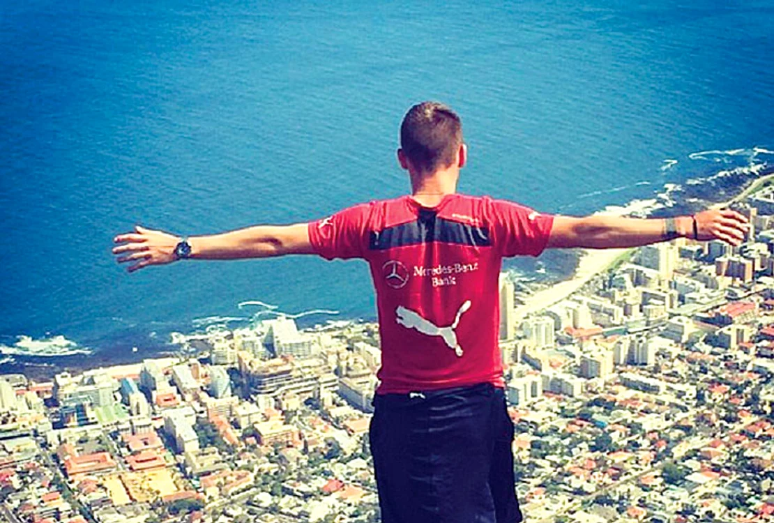 Maxim s-a simţit  stăpânul oraşului  Cape Town