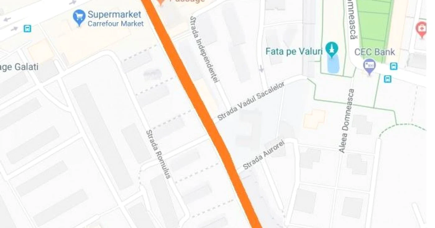 Restricţii de trafic la Galaţi FOTO Infografie