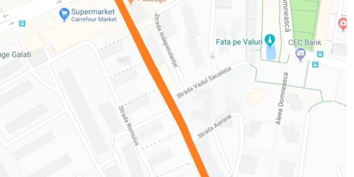 Restricţii de trafic la Galaţi FOTO Infografie