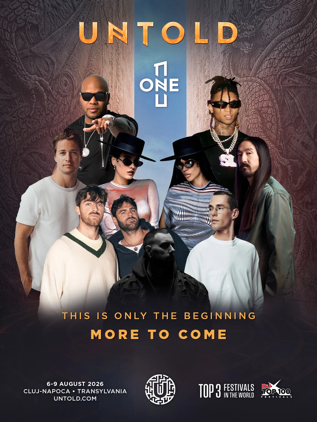 Locul 3 în clasamentul celor mai mari festivaluri de muzică din lume, UNTOLD lansează primul val de artiști pentru 2026: Flo Rida, Swae Lee, Kygo, The Chainsmokers, Lost Frequencies și mulți alții
