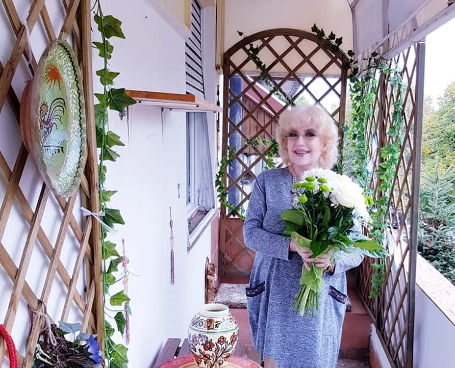 Corina Chiriac după ce și-a renovat balconul