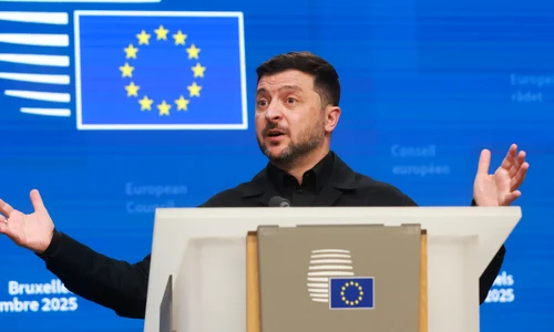 Zelenski la summitul ue de la Bruxelles FOTO EPA EFE jpg