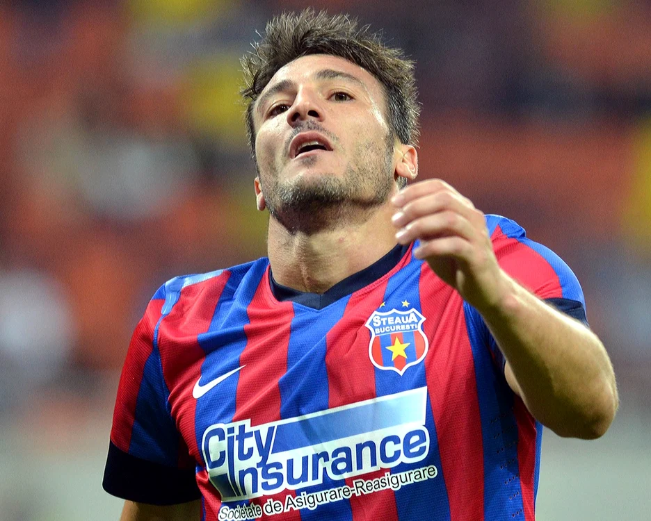 Federico Piovaccari, atacant Steaua FOTO Răzvan Păsărică