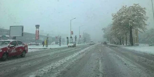 Braşovul sub zăpadă. FOTOfacebook