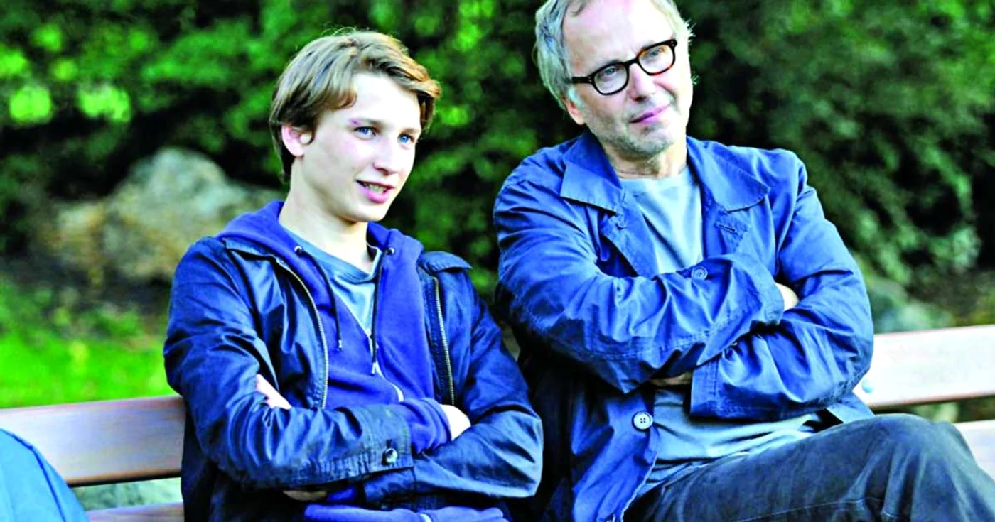 Ernest Umhauer, în rolul elevului talentat şi Fabrice Luchini, în rolul profesorului Germain