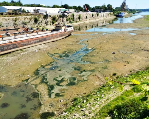 Dunarea secata iulie 2026 01 FOTO Apele Române jpg