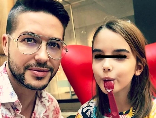 Jorge, alături de Karina, fetița lui din mariajul cu Alina Laufer