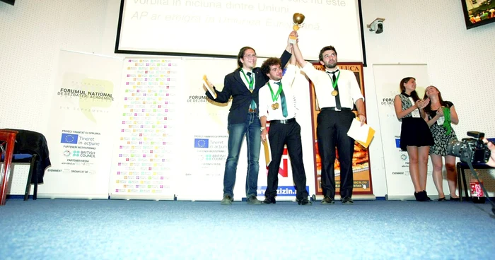 Campionii naţionali la oratorie la ediţia de anul trecut FOTO: Adevărul