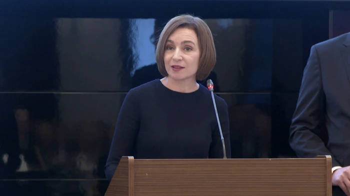 De Ziua Națională a României, Sandu a mulțumit țării pentru sprijinul oferit. FOTO: Presedinte. md