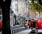 Două imobile alăturate s-au prăbuşit pe o stradă din centrul Lille, în nordul Franţei, pe 12 noiembrie 2022 FOTO Profimedia