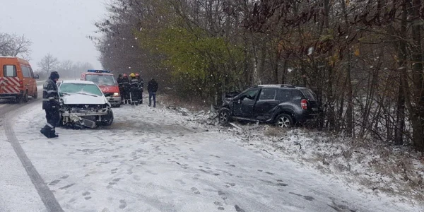 Accident rutier Olimp FOTO IPJ Constanţa