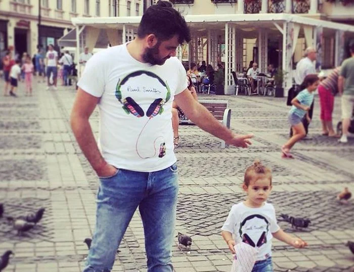 Mihai şi fetiţa pe care o are cu Nicolle Stănese