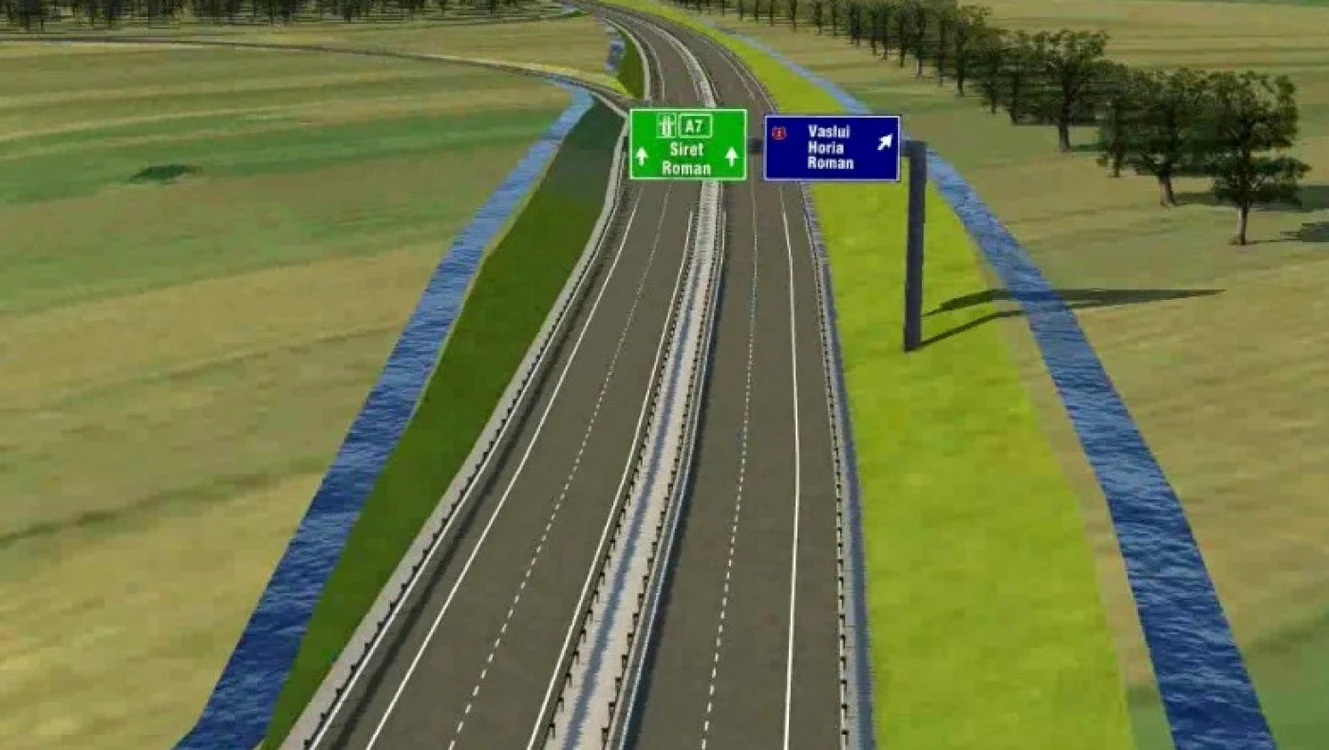 Autostrada Bacău-Paşcani FOTO CNAIR