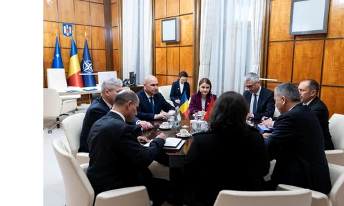 Întrevederea premierului Ilie Bolojan cu Ali Yerlikaya, foto gov ro jpg