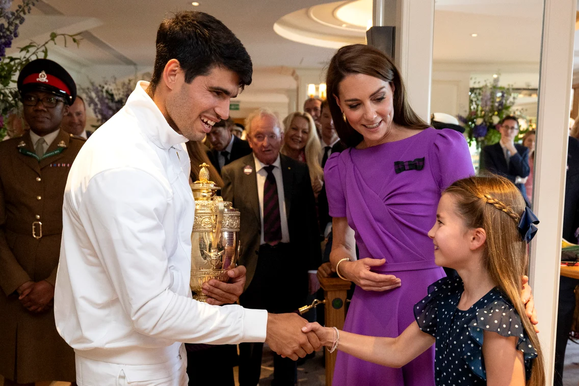 Prințesa Charlotte la Wimbledon, alături de Kate și Pippa, Profimedia