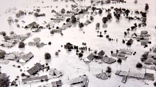 Imagini rare de la marile inundaţii din mai 1970 Efectele devastatoare ale catastrofei jpeg