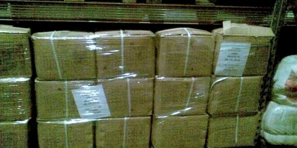 Coletele au fost descoperite in containerul cu destinaţia Ungaria
