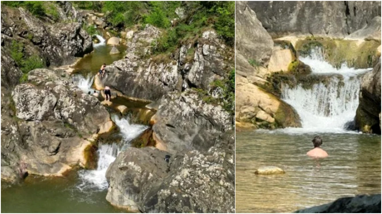 Cascada Ciucaș, un loc impresionant din România / Sursă foto: colaj/Instagram calatorinbascheti