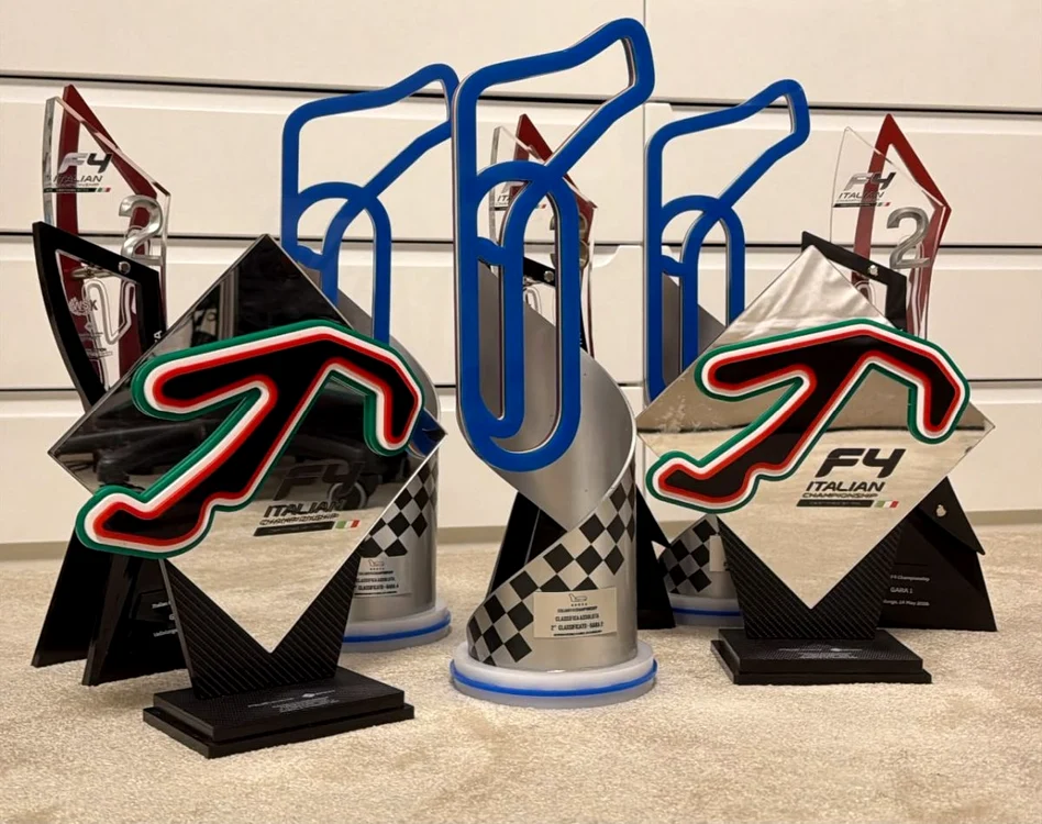 Colecția de trofee câștigată doar în acest sezon din Formula 4