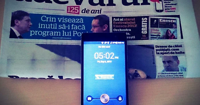 Huawei Ascend P6 este cel mai subţire smartphone FOTO Octavian Palade/Adevărul