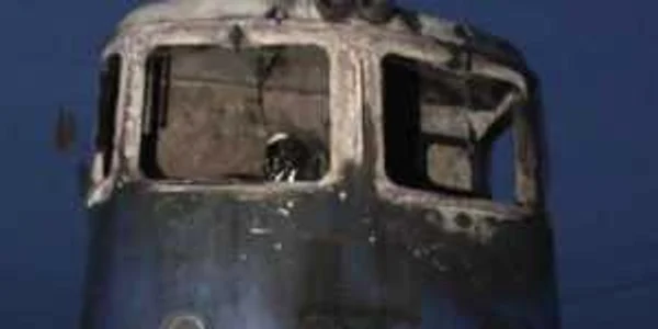 A fost afectată doar locomotiva trenului 