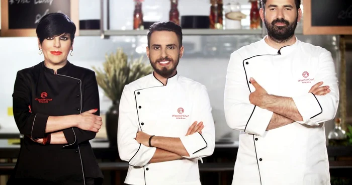 Juriul show-ului „MasterChef“: Patrizia Paglieri, FOA şi Adrian Hădean FOTO Pro TV