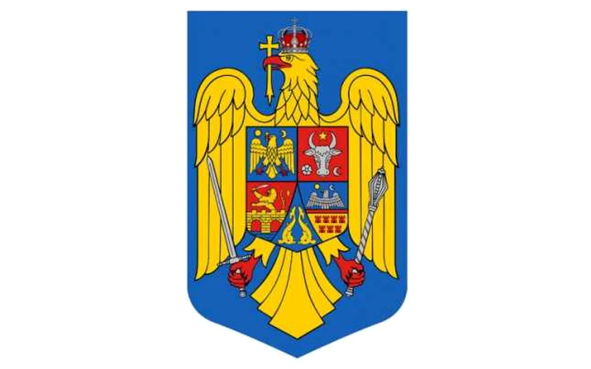 Stema României, cu acvila încoronată FOTO Arhiva Adevărul
