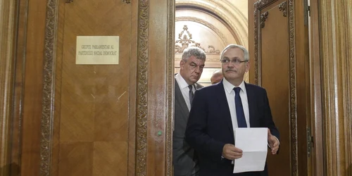 Liviu Dragnea si Mihai Tudose. Foto Inquam Photos / Octav Ganea