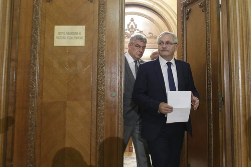 Liviu Dragnea şi premierul Mihai Tudose