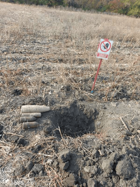 Proiectile explozive, găsite pe şantierul autostrăzii A7, în Prahova