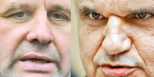 Botiş (stânga) nu a fost plătit pe proiectul acordat soţiei sale, în timp ce ministrul Cepoi a încasat personal, pe proiectul care se desfăşoară încă, peste 150.000 de lei