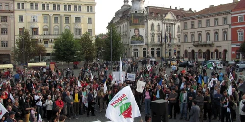 protest rosia montana cluj 13 oct