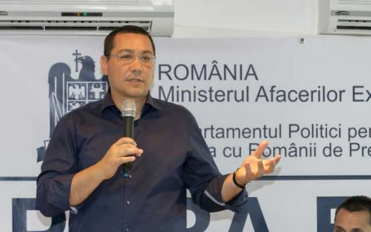 Victor Ponta a tinut un discurs la deschiderea "Diaspora Estival"    FOTO: guv.ro