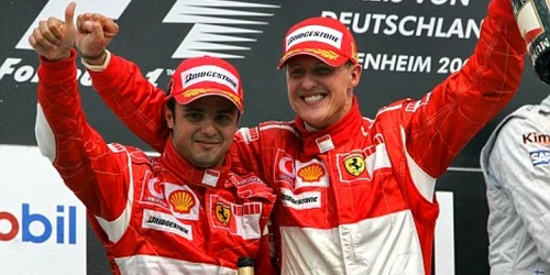 felipe massa si michael schumacher foto ap