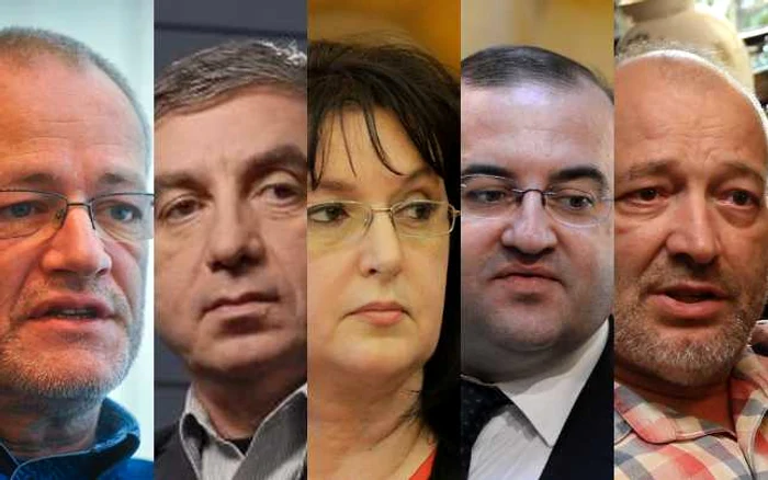 Alexandru Sassu, Alexandru Lăzescu, Irina Radu, Claudiu Săftoiu şi Stelian Tănase FOTO Colaj Adevărul