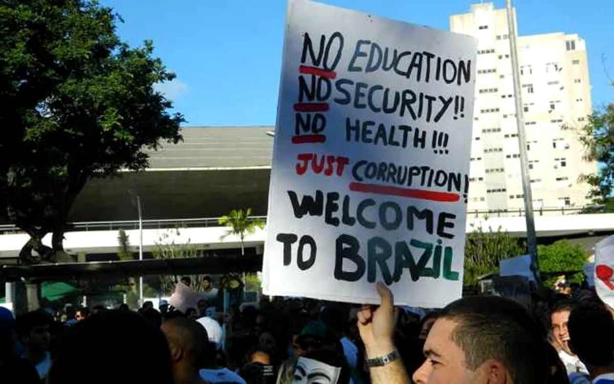 Proteste in Salvador da Bahia