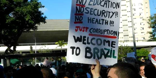 Proteste in Salvador da Bahia