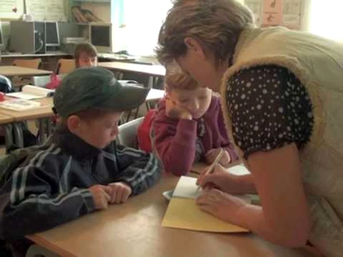 Georgică la şcoală 