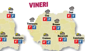 Prognoza meteo pentru următoarele două zile anunță că vremea va fi instabilă din punct de vedere termic jpeg