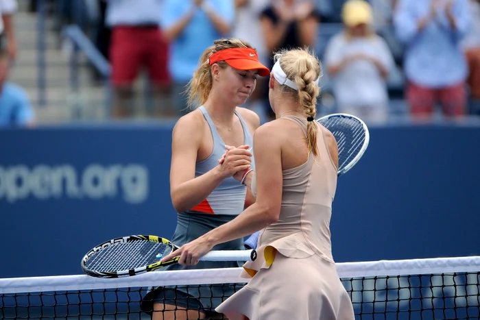 Maria Şarapova şi Monica Puig