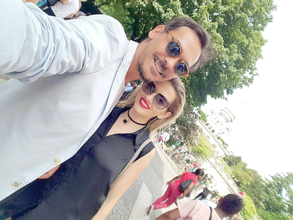 Cei doi şi-au ţinut multe luni idila ascunsă de ochii curioşilorfoto: arhiva personală