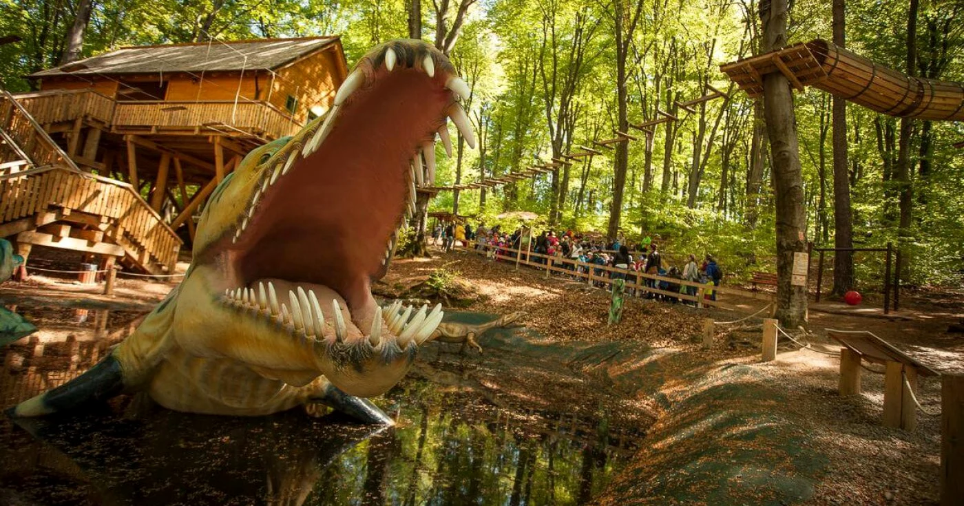Dino Parc Râşnov a avut în 2021 mai mulţi vizitatori decât în 2019 FOTO Dino Parc Râşnov