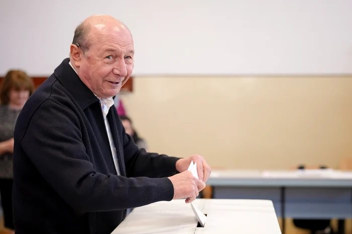 Traian Băsescu, fostul președinte al României FOTO: Mediafax